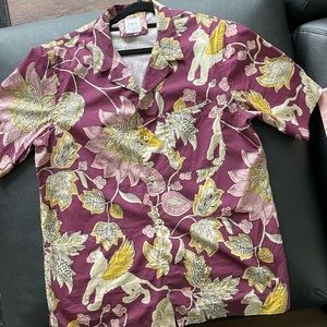 ZARA Short Sleeve Button Down